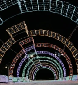 Светодиодный дюралайт 3-жильный NeonMos, RGBY